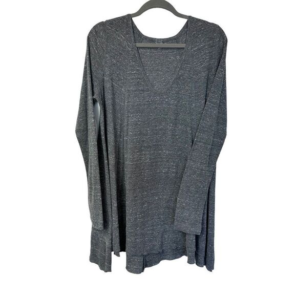 We the Free Gray Long Line Oversized Tunic Blouse/Dress, Size Medium - Picture 1 of 11